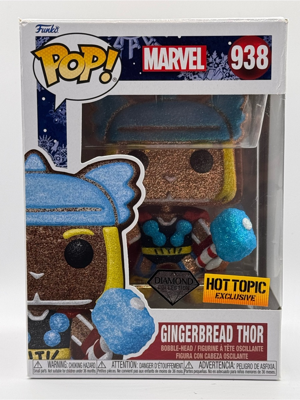 NWT Funko Pop Avengers #938 Gingerbread Thor